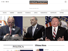 Tablet Screenshot of costanoticias.com